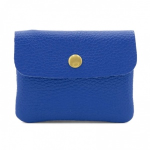 Leather Purse - Cobalt